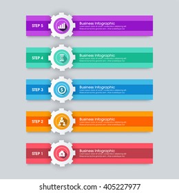 Business Infographics Vector illustration. can be used for workflow layout, banner, diagram, number options, step up options, web design.
