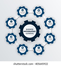 Business Infographics Vector illustration. can be used for workflow layout, banner, diagram, number options, step up options, web design.