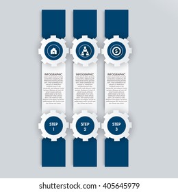 Business Infographics Vector illustration. can be used for workflow layout, banner, diagram, number options, step up options, web design.