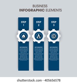 Business Infographics Vector illustration. can be used for workflow layout, banner, diagram, number options, step up options, web design.