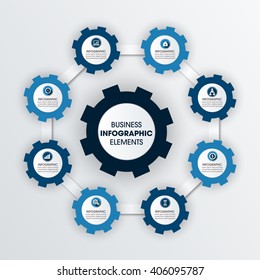 Business Infographics Vector illustration. can be used for workflow layout, banner, diagram, number options, step up options, web design.