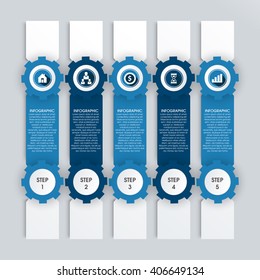 Business Infographics Vector illustration. can be used for workflow layout, banner, diagram, number options, step up options, web design.