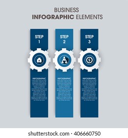 Business Infographics Vector illustration. can be used for workflow layout, banner, diagram, number options, step up options, web design.