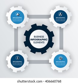 Business Infographics Vector illustration. can be used for workflow layout, banner, diagram, number options, step up options, web design.