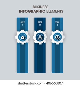 Business Infographics Vector illustration. can be used for workflow layout, banner, diagram, number options, step up options, web design.