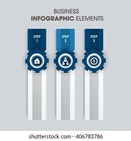 Business Infographics Vector illustration. can be used for workflow layout, banner, diagram, number options, step up options, web design.