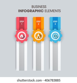 Business Infographics Vector illustration. can be used for workflow layout, banner, diagram, number options, step up options, web design.