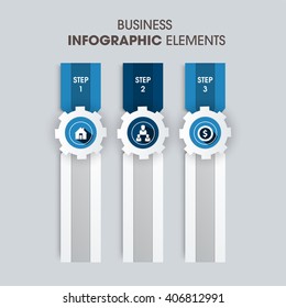 Business Infographics Vector illustration. can be used for workflow layout, banner, diagram, number options, step up options, web design.
