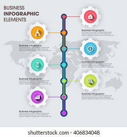 Business Infographics Vector illustration. can be used for workflow layout, banner, diagram, number options, step up options, web design.