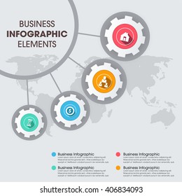 Business Infographics Vector illustration. can be used for workflow layout, banner, diagram, number options, step up options, web design.