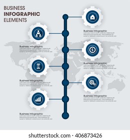Business Infographics Vector illustration. can be used for workflow layout, banner, diagram, number options, step up options, web design.