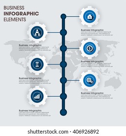 Business Infographics Vector illustration. can be used for workflow layout, banner, diagram, number options, step up options, web design.