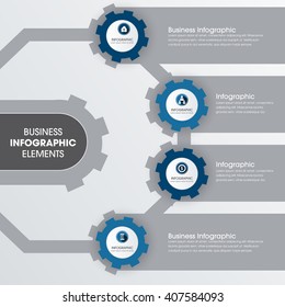 Business Infographics Vector illustration. can be used for workflow layout, banner, diagram, number options, step up options, web design.