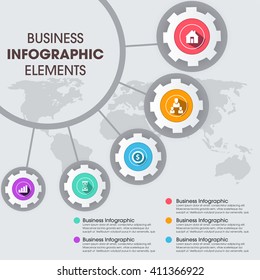 Business Infographics Vector illustration. can be used for workflow layout, banner, diagram, number options, step up options, web design.