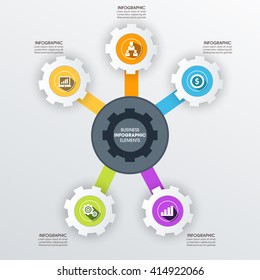 Business Infographics Vector illustration. can be used for workflow layout, banner, diagram, number options, step up options, web design.