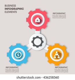 Business Infographics Vector illustration. can be used for workflow layout, banner, diagram, number options, step up options, web design.