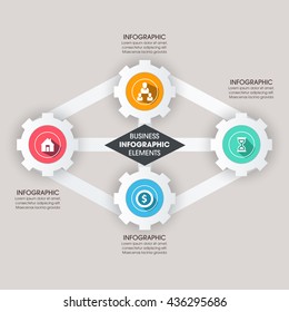 Business Infographics Vector illustration. can be used for workflow layout, banner, diagram, number options, step up options, web design.