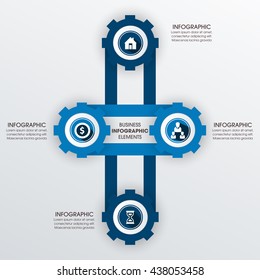 Business Infographics Vector illustration. can be used for workflow layout, banner, diagram, number options, step up options, web design.