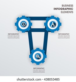 Business Infographics Vector illustration. can be used for workflow layout, banner, diagram, number options, step up options, web design.