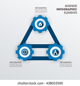 Business Infographics Vector illustration. can be used for workflow layout, banner, diagram, number options, step up options, web design.