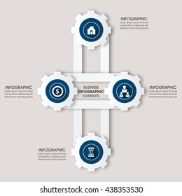 Business Infographics Vector illustration. can be used for workflow layout, banner, diagram, number options, step up options, web design.