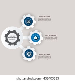 Business Infographics Vector illustration. can be used for workflow layout, banner, diagram, number options, step up options, web design.