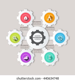 Business Infographics Vector illustration. can be used for workflow layout, banner, diagram, number options, step up options, web design.