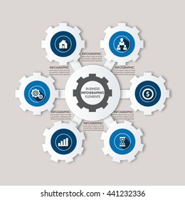 Business Infographics Vector illustration. can be used for workflow layout, banner, diagram, number options, step up options, web design.