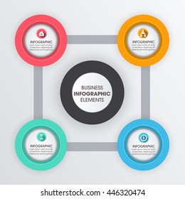 Business Infographics Vector illustration. can be used for workflow layout, banner, diagram, number options, step up options, web design.