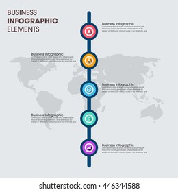 Business Infographics Vector illustration. can be used for workflow layout, banner, diagram, number options, step up options, web design.