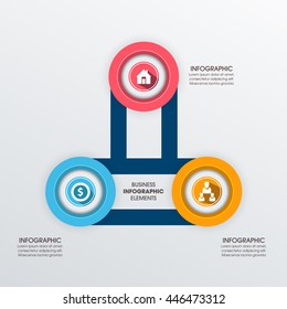 Business Infographics Vector illustration. can be used for workflow layout, banner, diagram, number options, step up options, web design.