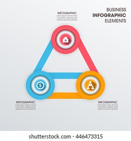 Business Infographics Vector illustration. can be used for workflow layout, banner, diagram, number options, step up options, web design.
