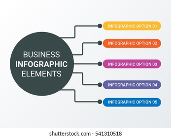 Business Infographics Vector illustration. can be used for workflow layout, banner, diagram, number options, step up options, web design.