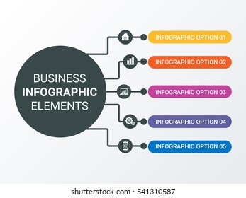 Business Infographics Vector illustration. can be used for workflow layout, banner, diagram, number options, step up options, web design.