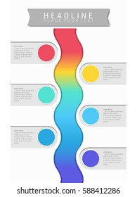Business Infographics  Vector illustration.for workflow layout, banner, diagram,web design.