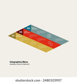 Business Infografik Vektorgrafik Vorlage. Informations- und Berichtpräsentation mit Elemente. Minimale Design eps10 Abbildung.