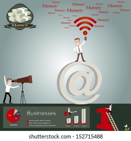 Business infographics.vector illustration
