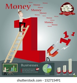 Business infographics.vector illustration