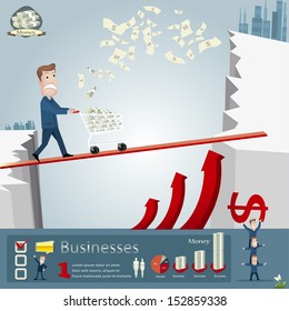 Business infographics.vector illustration