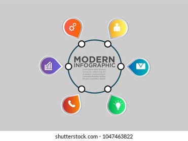 Business infographic.vector infographics timeline design template