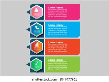 Business infographic.vector infographics timeline design template