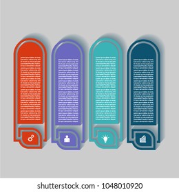 Business infographic.vector infographics timeline design template