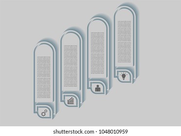 Business infographic.vector infographics timeline design template