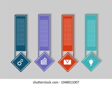 Business infographic.vector infographics timeline design template
