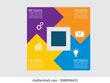 Business infographic.vector infographics timeline design template