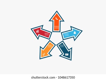 Business infographic.vector infographics timeline design template
