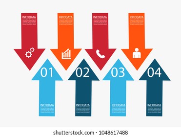 Business infographic.vector infographics timeline design template