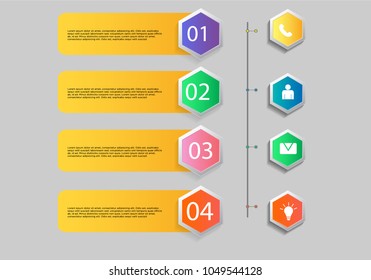 Business infographic.vector infographics timeline design template
