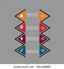 Business infographic.vector infographics timeline design template