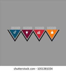 Business infographic.vector infographics timeline design template